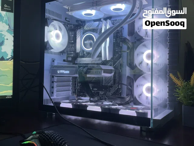 بيسي جيمينج ابيض للبيع white gaming pc for sale المواصفات في الوصف  specification in  the des