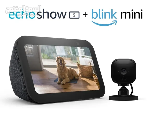 اليكسا ايكو شو 5 الجيل الثالث  Alexa Echo Show 5 (3rd Gen) with Blink Mini