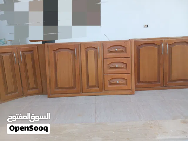 دولاب مطبخ خشب زان جزء سفلي فقط