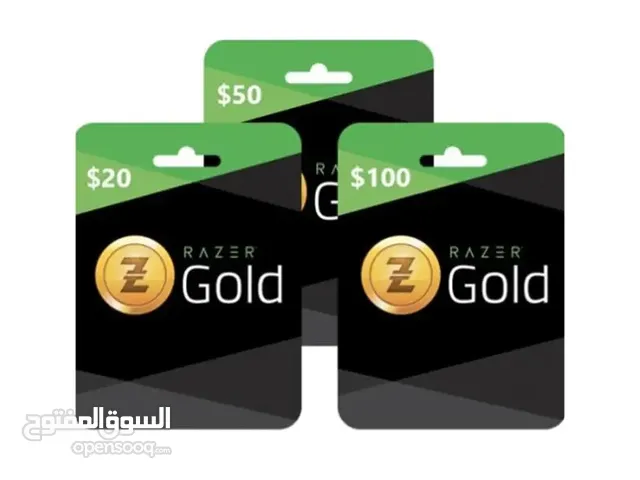 Razer Gold gaming card for Sale in Al Riyadh