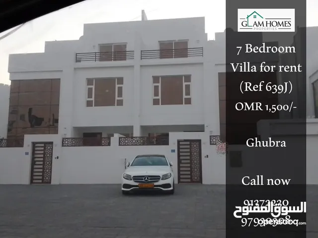 7 Bedrooms Villa for Rent in Ghubrah REF:639J