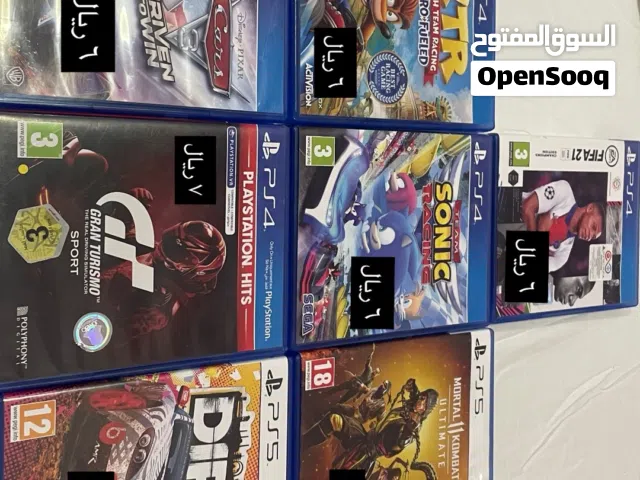 اشرطة اللعاب سوني 5 و 4 استخدام مره وحده شبه جديد