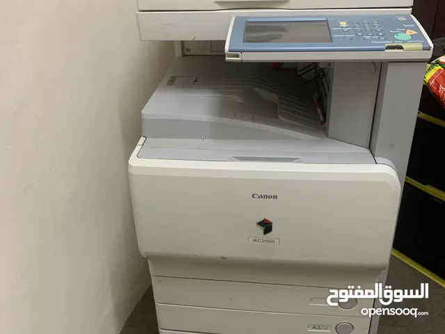 Printer machine prints and scans paper