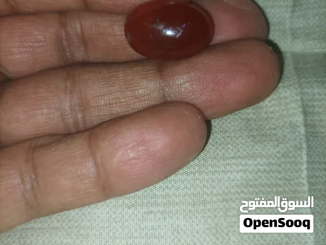 عقيق يماني احمر رماني