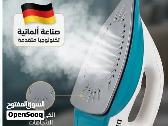 مكواة بخار كهربائية من دي ال سي الصناعة المانيا القوة الكهربائية : 1000 واط السعة : 250 مل