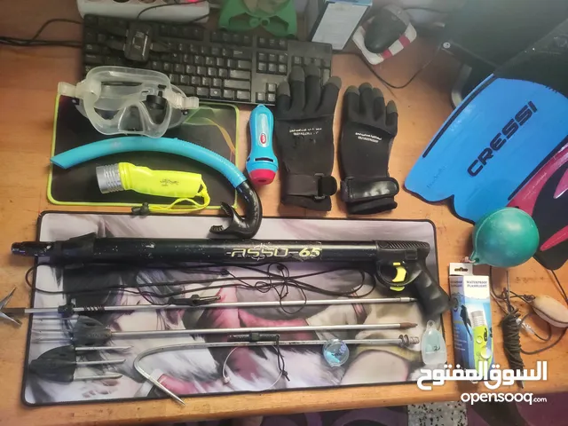 معدات غطس حر بحري ماركه معروفه للبيع كامل معا بعض وماتمشي الا راضي بأذن الله