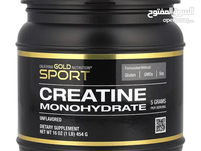 كرياتين مونوهيدرات كاليفورنيا جولد نيوترشن  California Gold Nutrition, Creatine Monohydrate