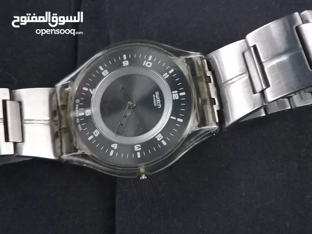 قلم حبر" كروس"  Ballpoint Pen, Ireland made ساعة سواتش.  Swatch watch, Swiss. made 'Ultra Slim'