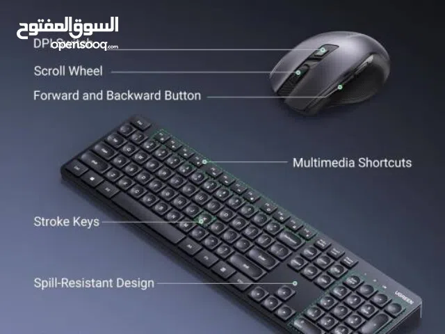 كيبورد وماوس لاسلكي UGREEN MK331 – أداء وأناقة بسعر مميز!
