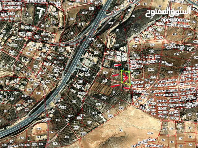 للبيع ارض على شارع الاردن مميزة جدا فيها اساسات خرسانه جاهزة للبناء قرية ابو حامد