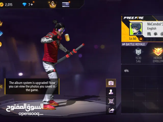 Free Fire Accounts and Characters for Sale in Northern Governorate