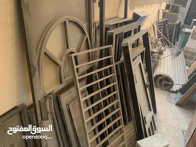 أنواع أبواب المنيوم وجزاز ملونين احجام كبار صغير وصط