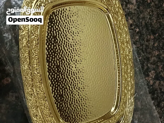 صينيه عدد 2 ستانليس ستيل ثقيلة بحال الجديد