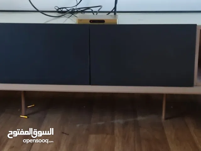 طاولة تلفزيون خشب زان وطاولة صالون