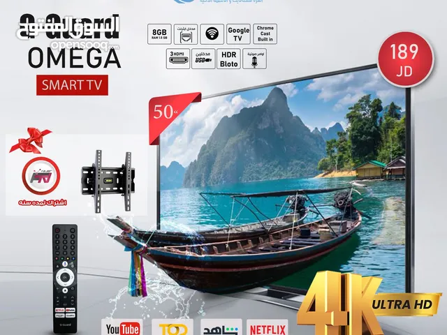 G-Guard GG-50" SG omega  LED Smart TV شاشه 50 انش سمارت جيجارد