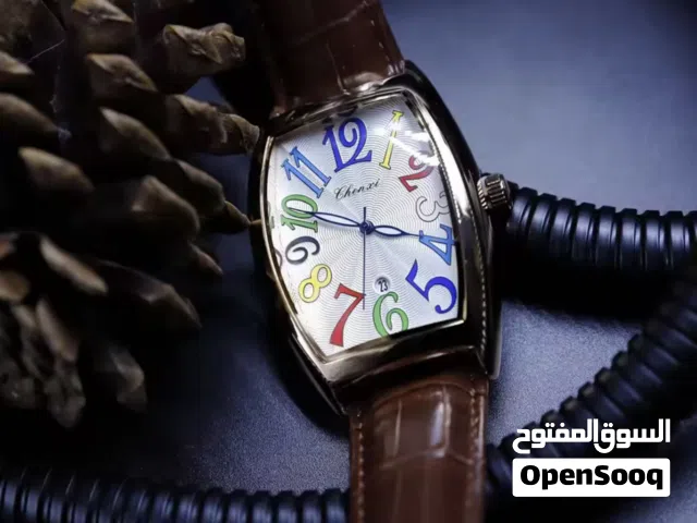 ساعة رجالية ستايل Franck Muller بأرقام ملونة – تصميم فاخر
