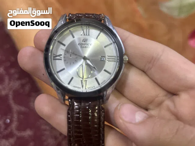 Edifice casio leather used