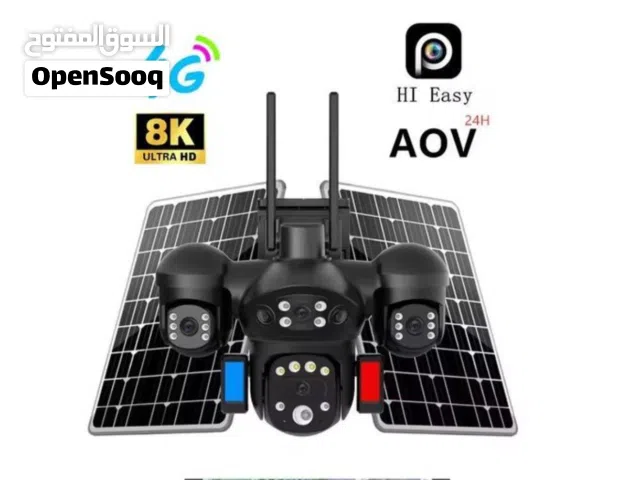 كاميرات تصوير بالطاقة الشمسية وكاميرات واي فاي+ذاكرة تخزين مجانية سعت 128 وشحن مجاني