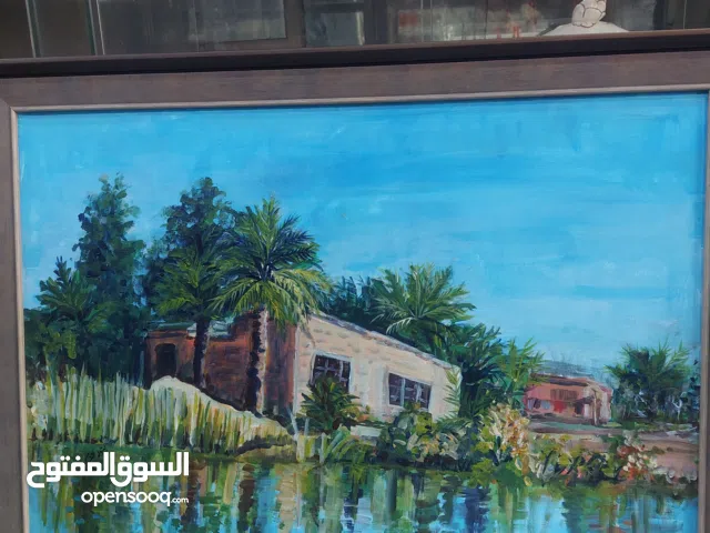 لوحة فنية مرسومة يدويًا