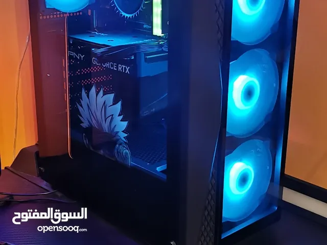 Gaming PC case with 4 fans