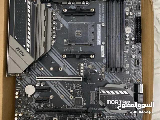 مذربورد b550m mortar msi شوف الوصف