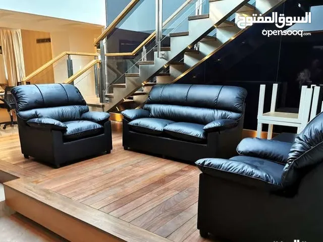طقم الكنب المكتبي كنب طبي 4 مقاعد بسعر مميز متوفر الان باللون الاسود والبني الغامق