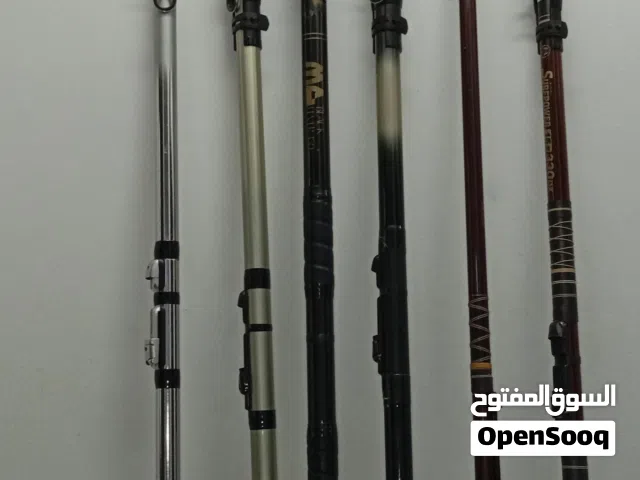 تخفيضات قصبات صيد سمك وارد اليابان عرض الاجازة  دايوا وأخرى صلابه 30 يابانى واطوال 3 من و 3.60 و4.50