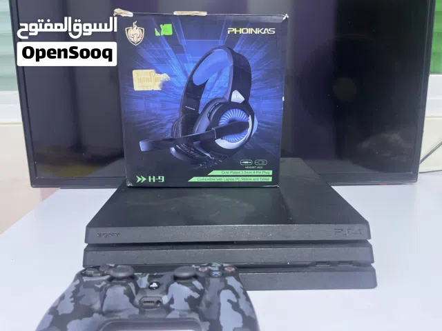 بلستيشن فور مستعمله مع سماعه اصليه مستعمله