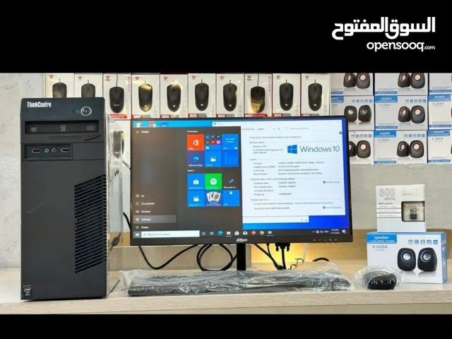 كمبيوترات كور اي فايف رام 16GB مع شاشات جديده بلكرتونه 24 انش full HD 100MHZ بسعر مغري