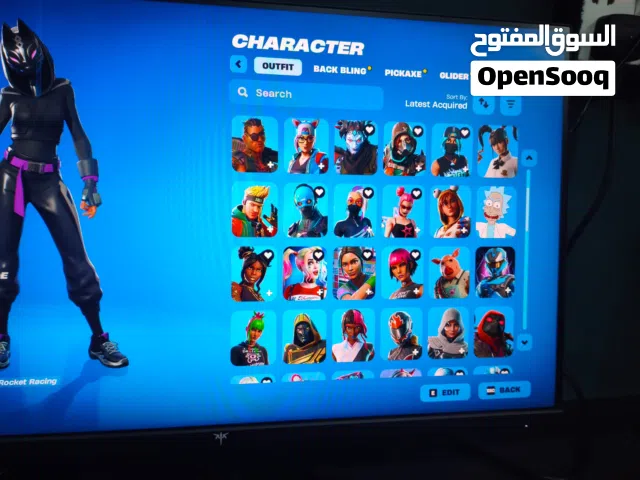 للبيع حساب فورت نايت
