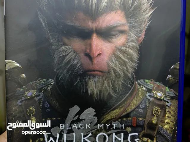 Black myth wukong play station 5 مستعمل مراوس فقط مع alan wake 2 او silent hill