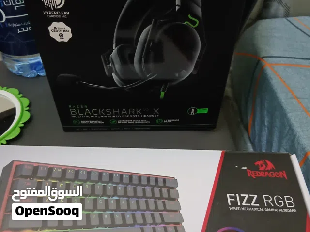 Headset razer & keyboard redragon