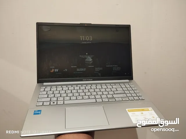 Asus vivobook go 15 laptop, with core i3, 8gb ram 256 gb ssd, cool silver color.