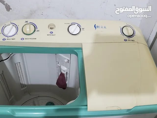 غسالة سيرا سبعة كيلو مستخدم نظيف نوع قوي ومتانة مضمون من أي خلل مجرب والعزم قوي جرب وراسك مرفوع الس