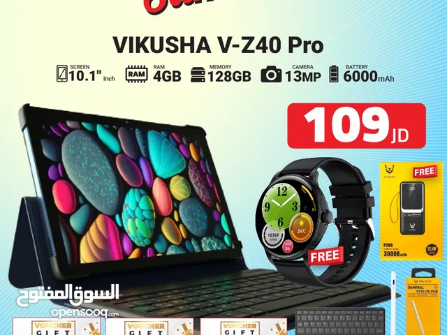 TAB VIKUSHA VZ-40 PRO ( 128GB ) / RAM 8 NEW /// تاب فيكوشا ذاكره 128 رام 8 الجديد