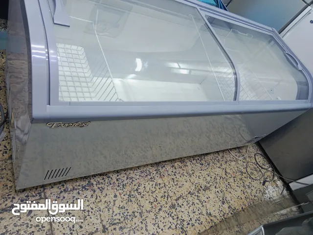 top glass freezer