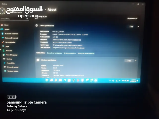 Lenovo G40-80 laptop for sale fast for childbirth costs