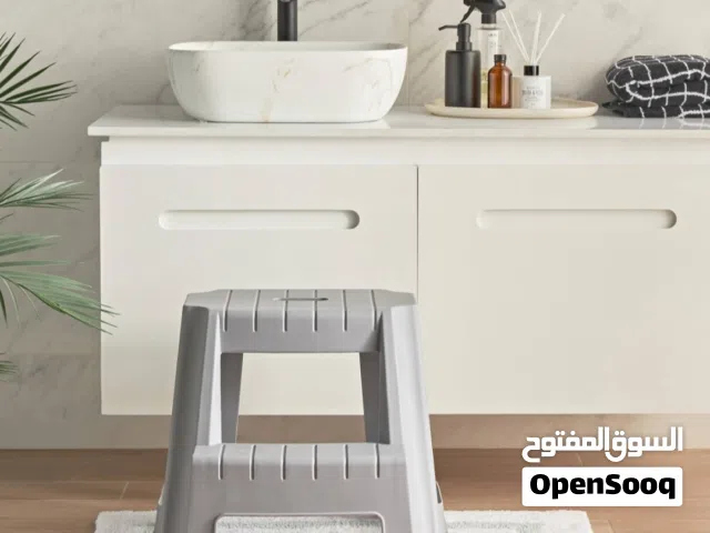 Versatile 2-Step Plastic Household Stool