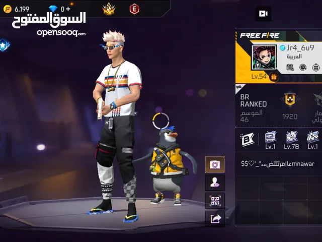 كونت فري فاير للبيع 2021