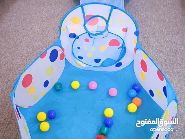 خيمة اطفال 3 *1 مع 50 كره لون الازرق