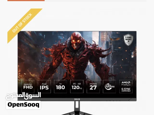 Devo Gaming Monitor - DFI27180L - 27" IPS FHD 180Hz 0.5ms - Black
