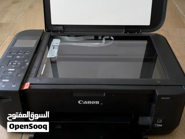 Canon PIXMA MG4240 — واي فاي، طباعة مزدوجة وشاشة. حالة ممتازة للبيع طابعة شاملة (طابعة، ماسح ضوئي