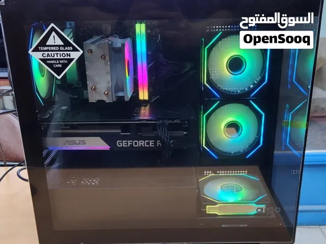 للبيع بي سي جيمنق Core i5 12Gen256M.2 ssd+1TB /16Ram/3060 Ti8GB RTX جديد مع الكرتون