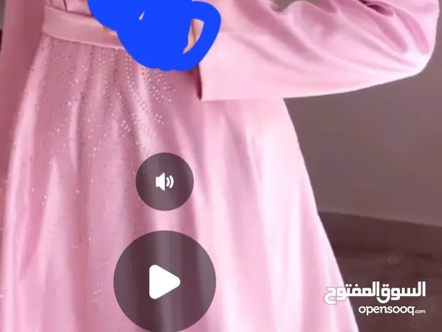 فستان سهره للبيع لون زهري