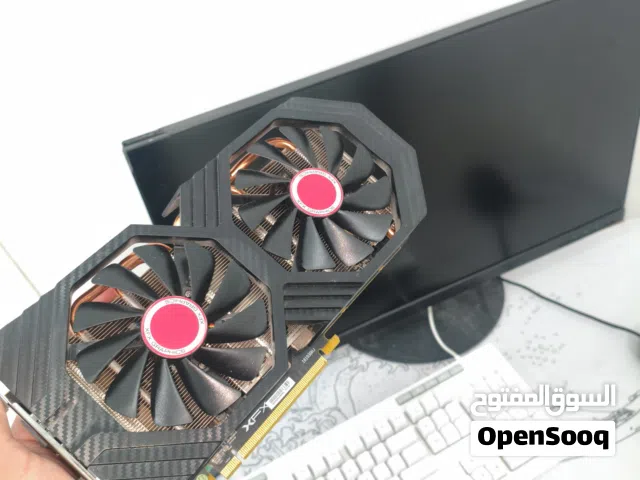 كرت rx 580 8gb البراند XFX كرت جديد