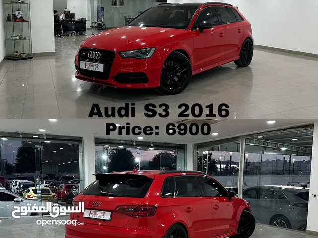 للبيع فقط أودي S3 موديل 2016 خليجي وكالة عمان بدون اي حوادث