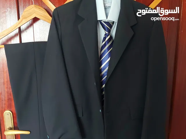 بدلة ولادي مع قميص وربطة عمر 10-12 سنة لون كحلي