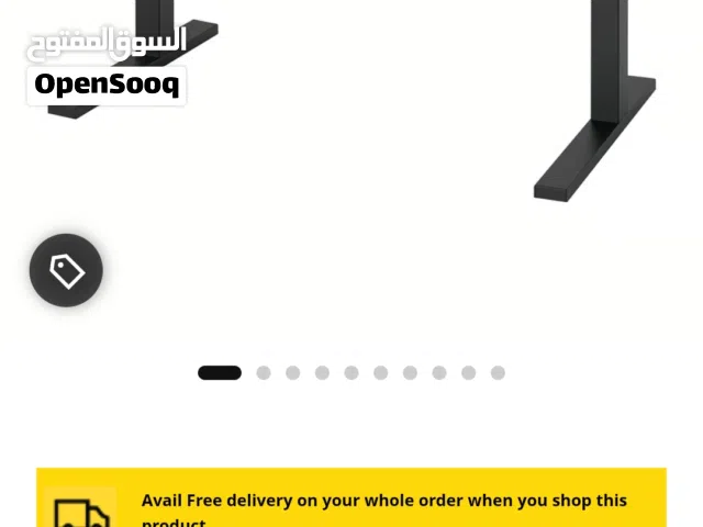 Sleek Black Electric Height-Adjustable Ergonomic Gaming Desk