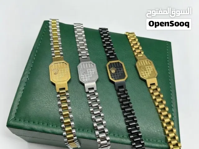 أساور الستانلس الشبابية عندنا مش مجرد إكسسوار، هي ستايل + هيبة + حضور