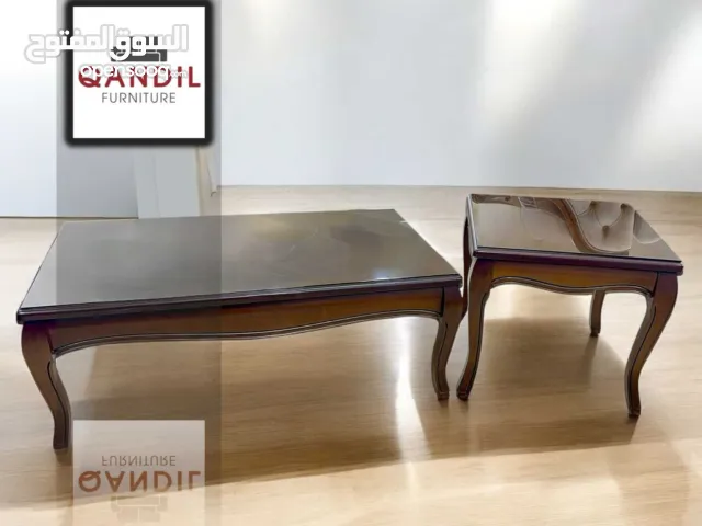 طقم طاولات وسط ضيوف .. طربيزات .. طاولة .. اسكملات .. معيشة .. كورنر .. ديكور